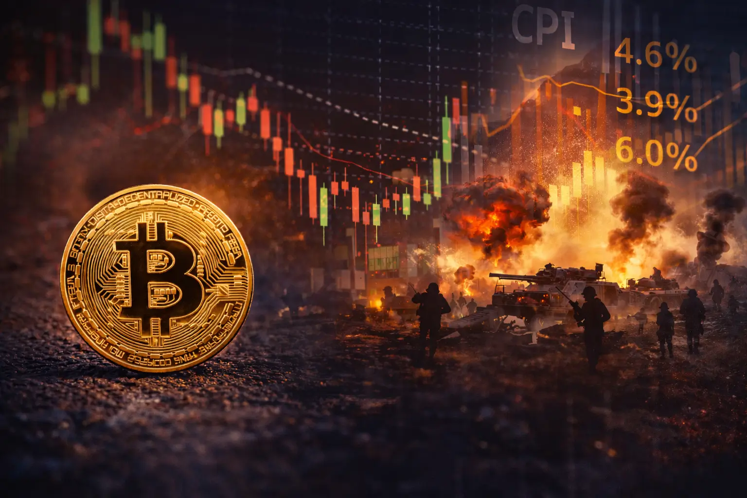 Bitcoin Falls Below $70,000 as Investors Watch Middle East Tensions and U.S. Inflation Data