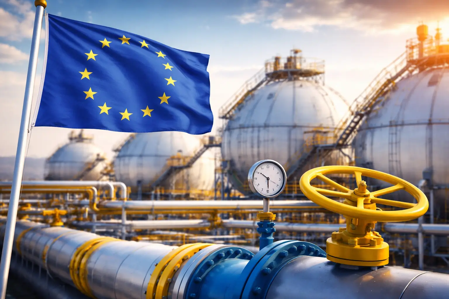 EU thúc đẩy tích trữ khí đốt sớm: Động thái phòng ngừa trước rủi ro nguồn cung và giá năng lượng leo thang