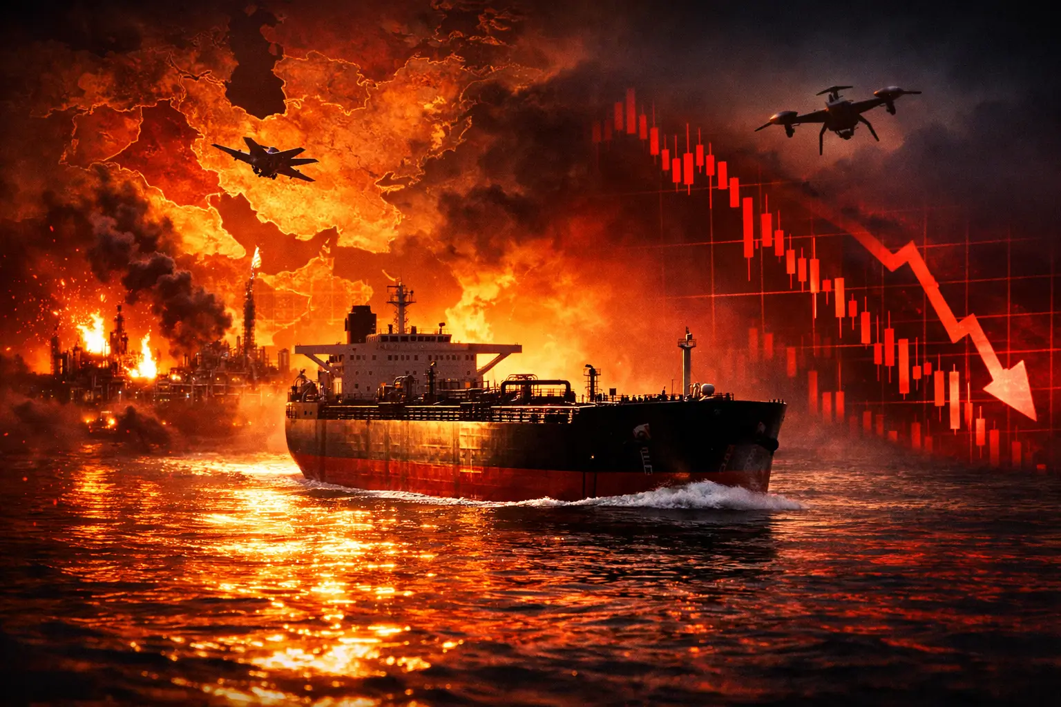 Khủng hoảng Trung Đông leo thang: Thị trường toàn cầu đối mặt cú sốc năng lượng và rủi ro suy thoái