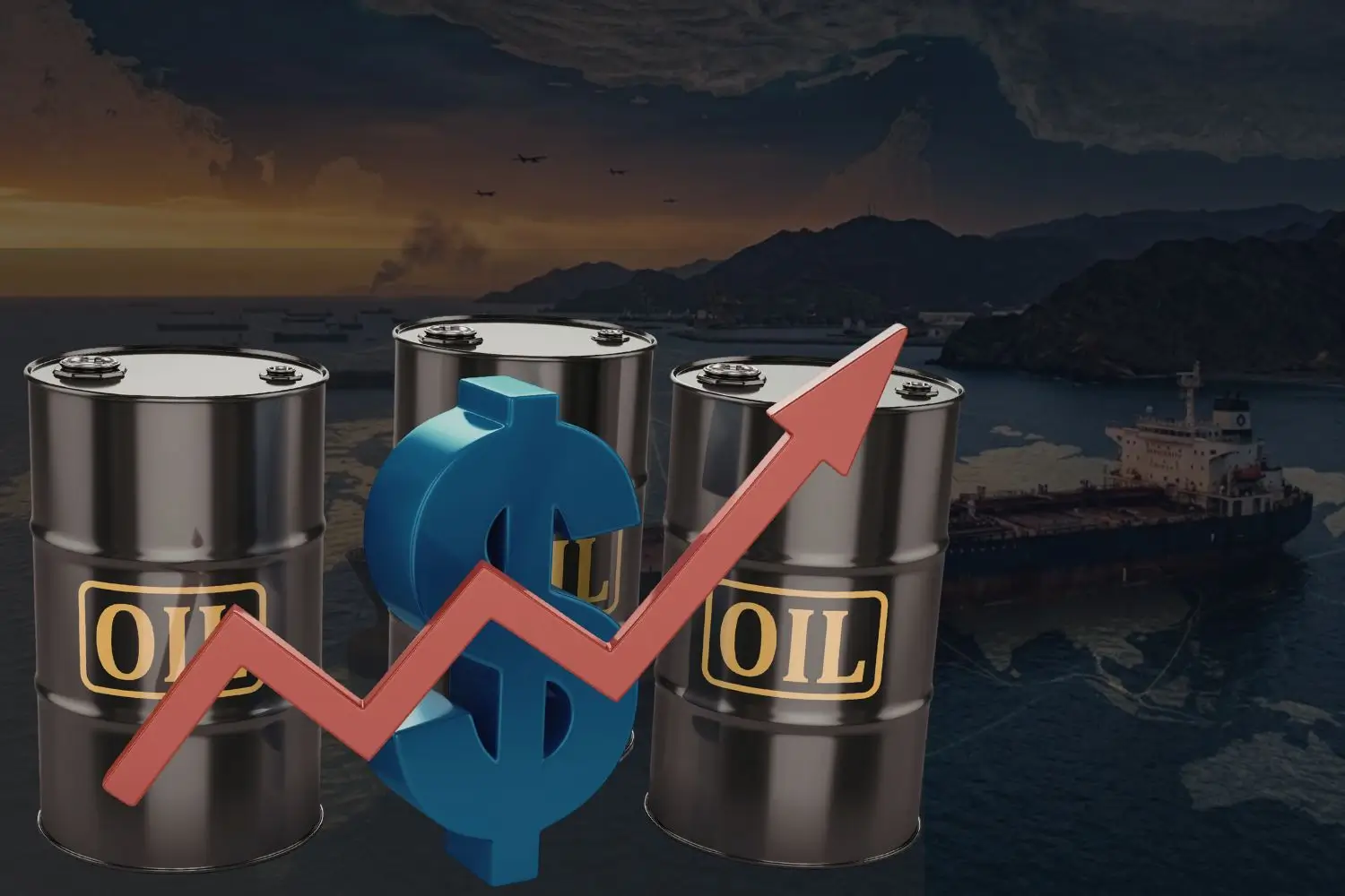 Xung đột Iran làm tê liệt eo biển Hormuz: 150 tàu mắc kẹt, giá dầu Brent tăng vọt